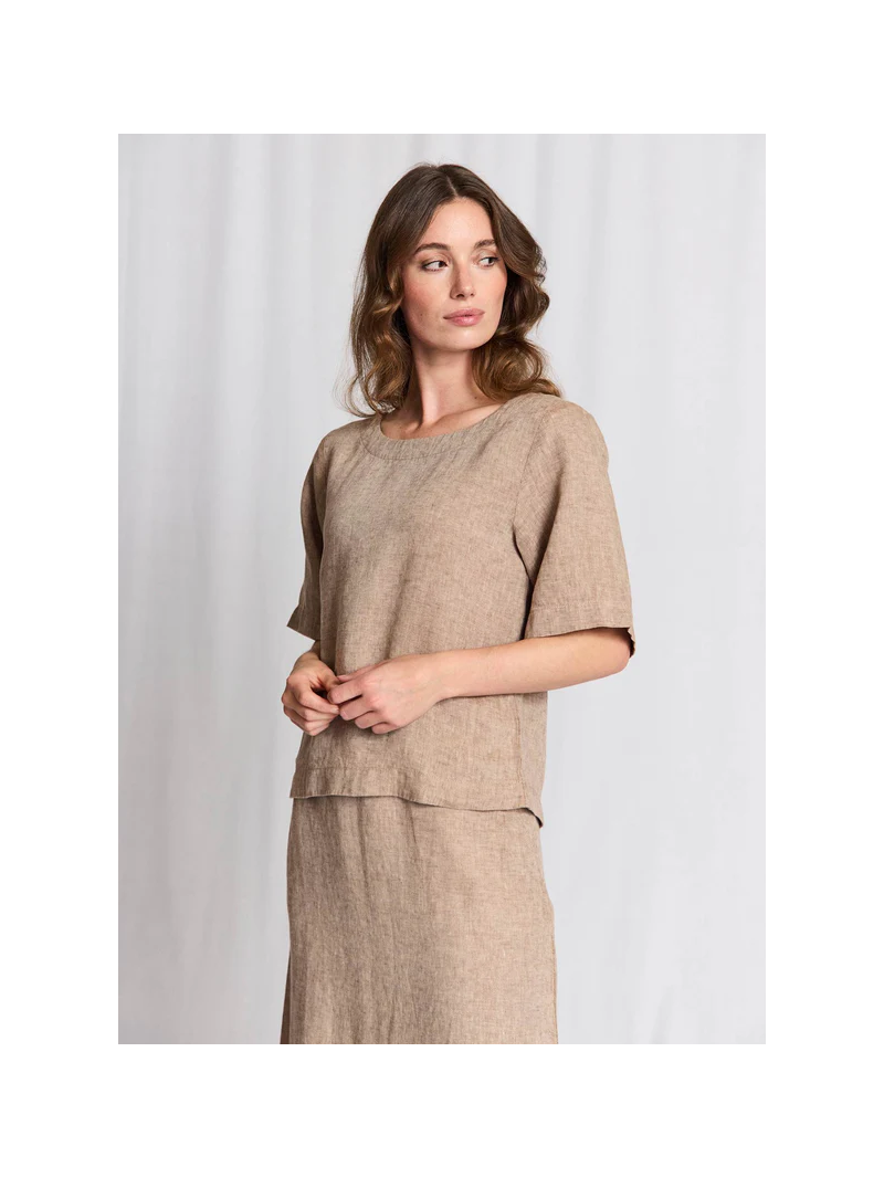 BS Lucianne Regular Fit Top Brun