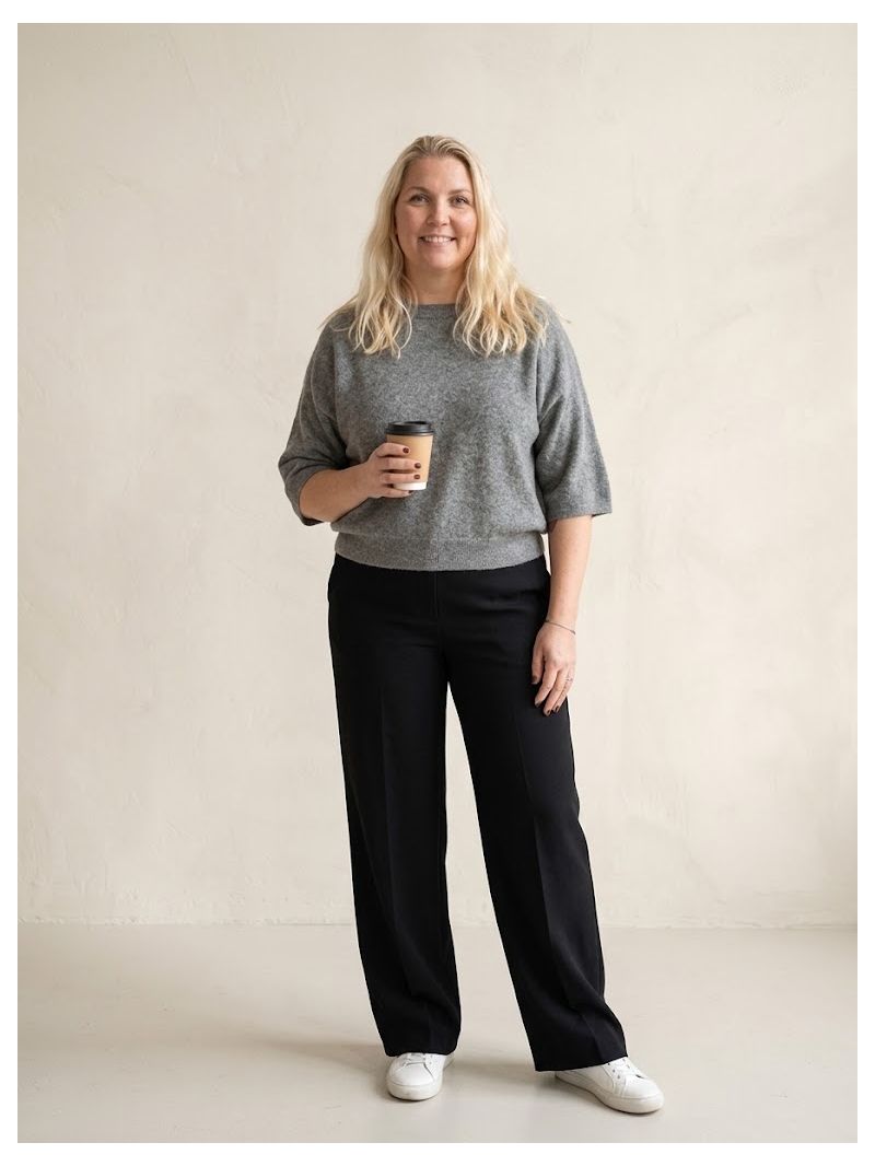 Cashmere Jumper Gris Chine