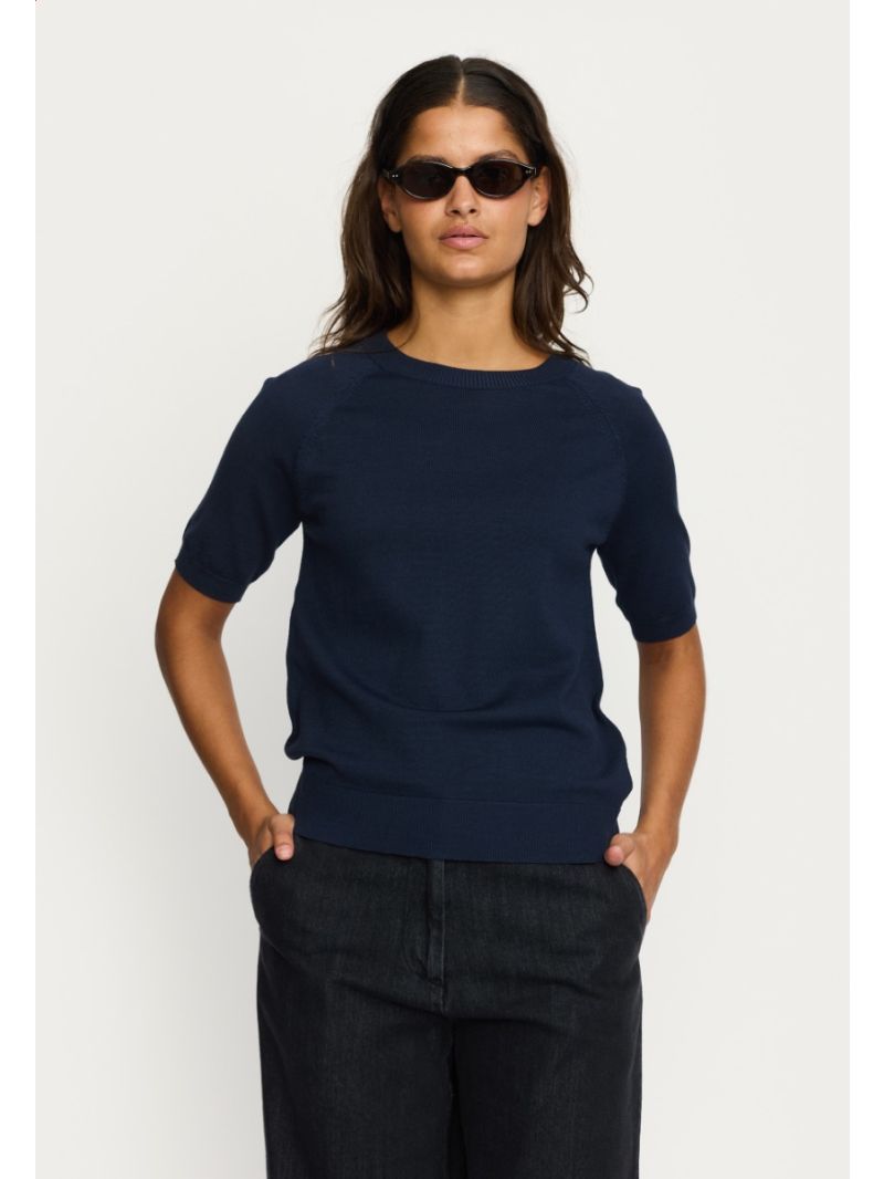 SRMaria ss O-neck knit eclipse