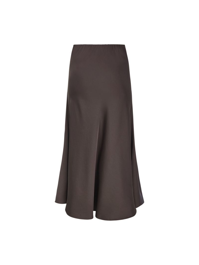 SRAbia Midi Skirt Brun