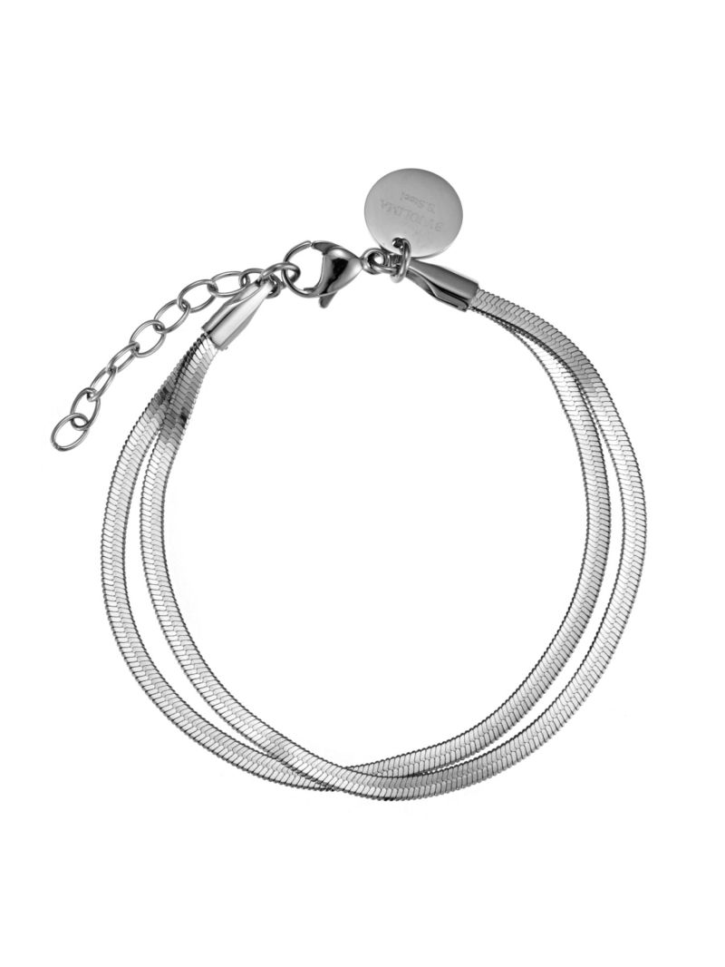 Angeline layer bracelet, steel
