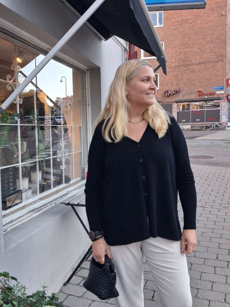 Cardigan Ponch svart