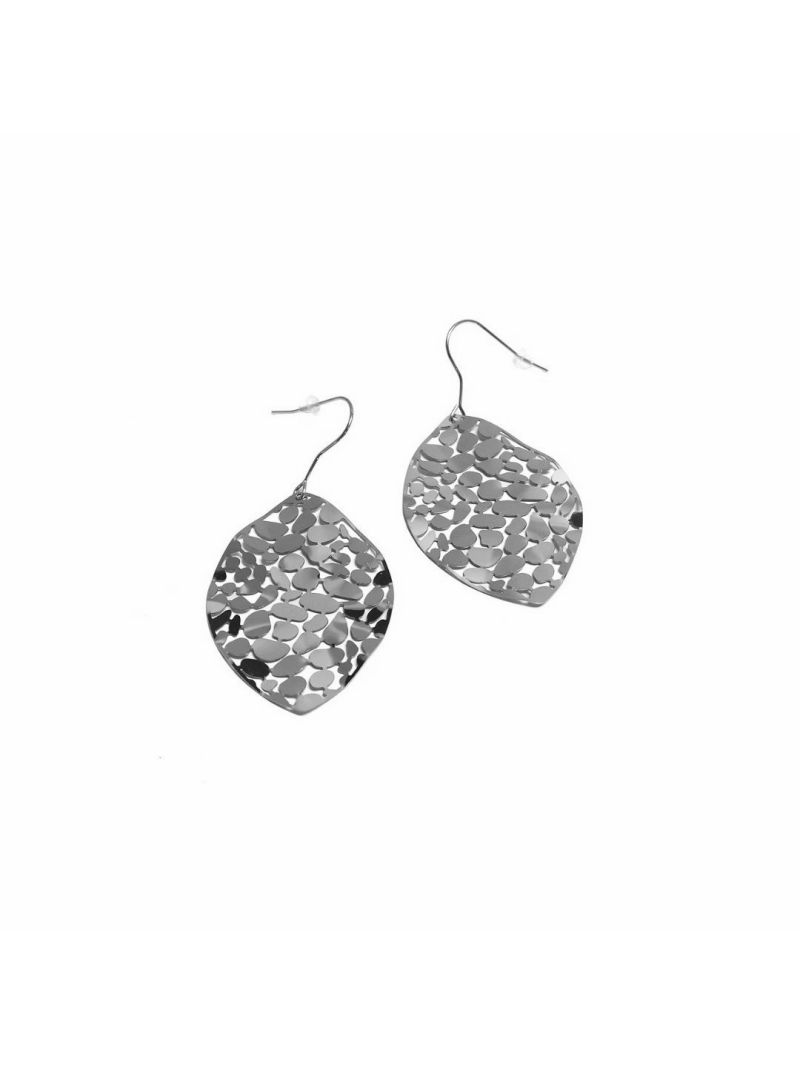 LEAF SMALL EARRING SILVER