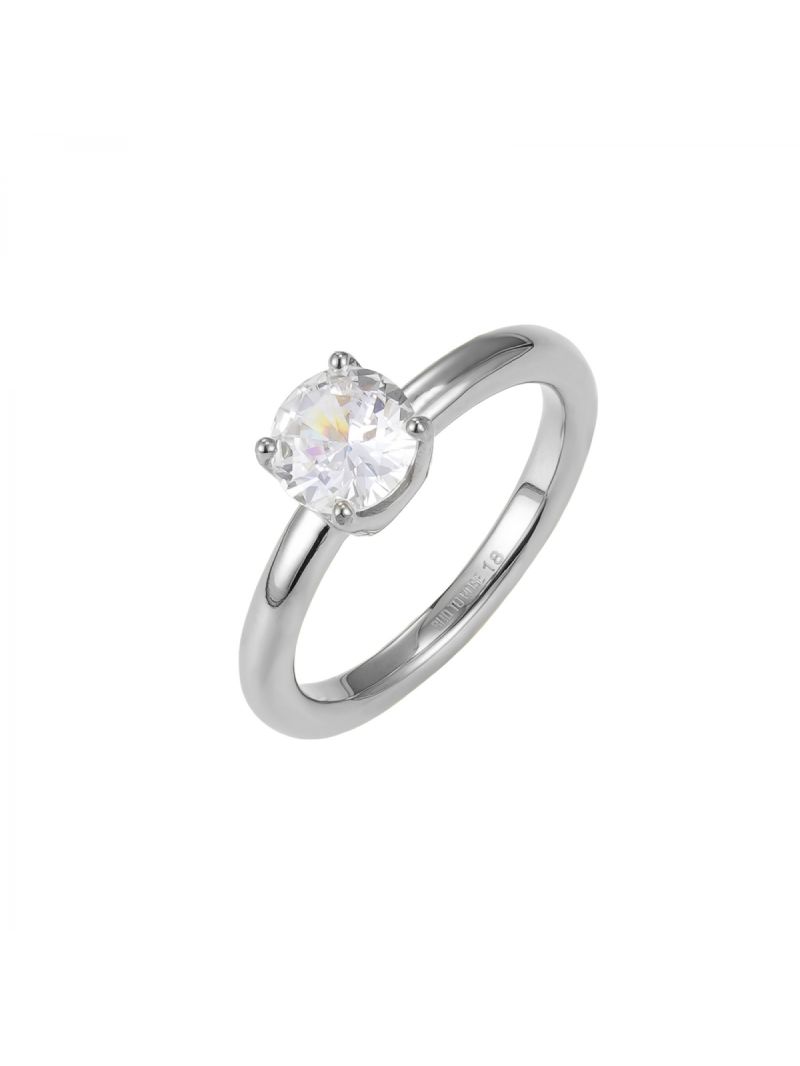 STELLA SOLITAIRE RING SILVER