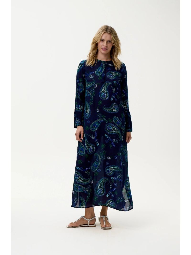 Hanalei Bay Long Genie Navy Paisley