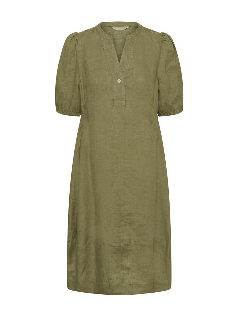CUaniela MollySSPlacket dress Grön