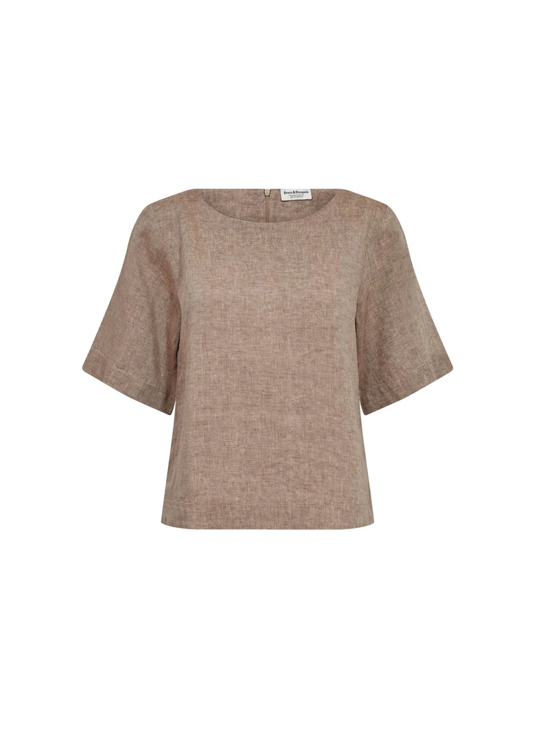 BS Lucianne Regular Fit Top Brun