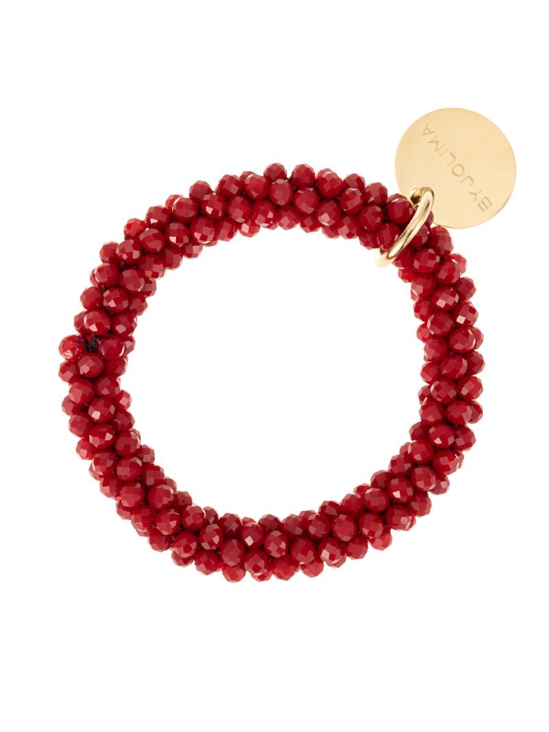 Candy Bracelet Wine Red Röd