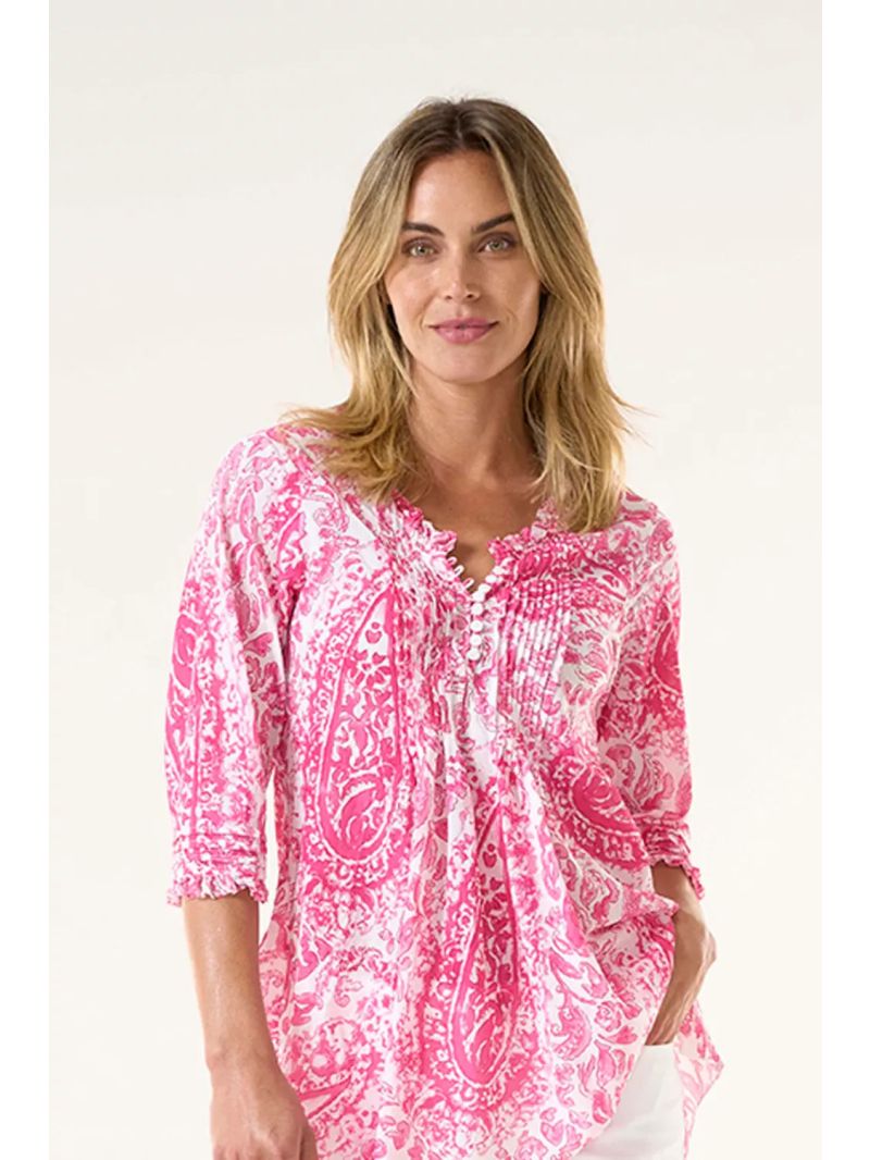 Hydra Poppy Top Pink