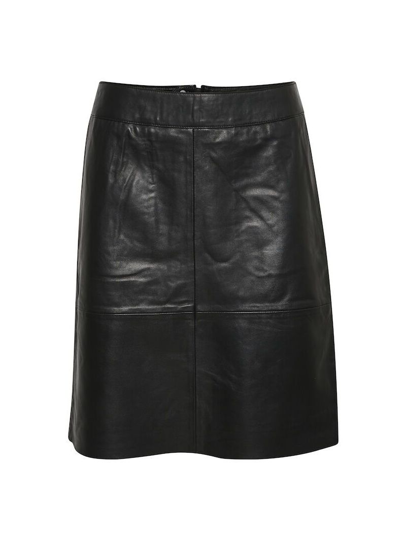 CUberta Leather Skirt