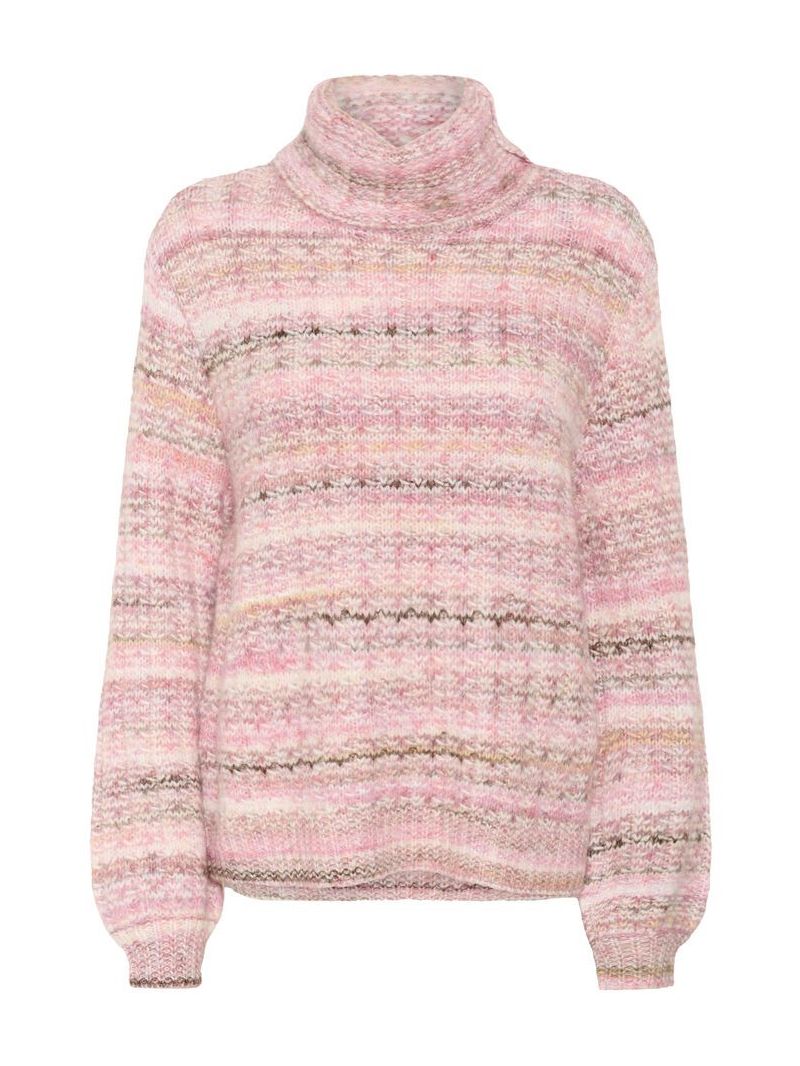 CUmarble Rollneck Pink Mix