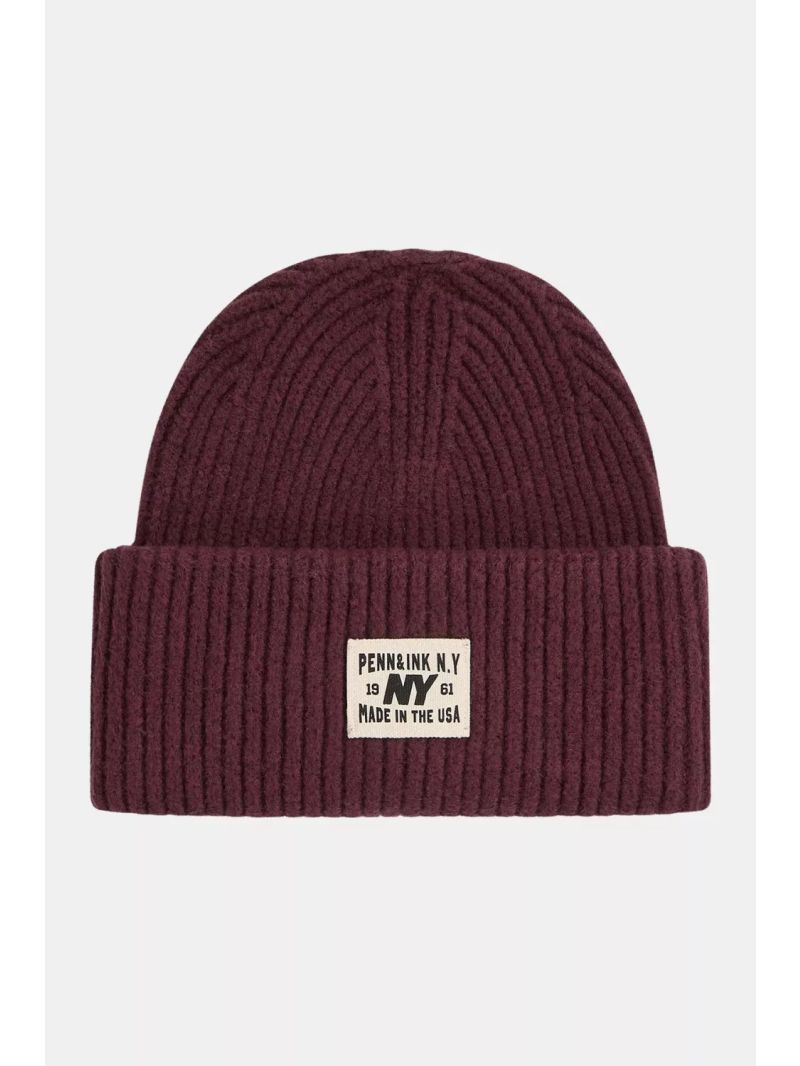 Beanie Mössa Aubergine