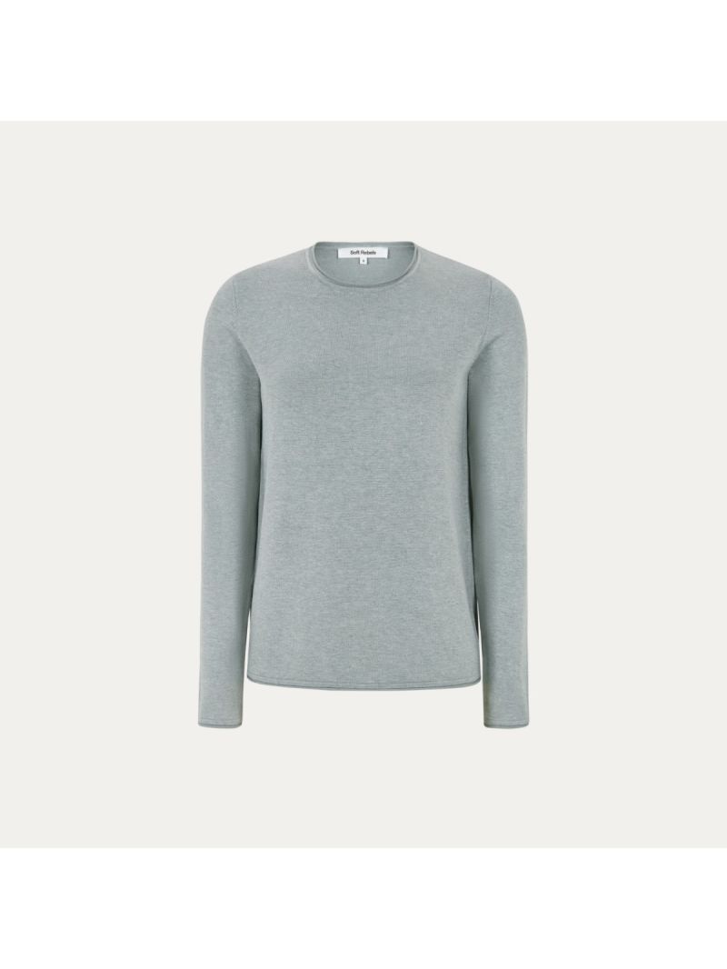 SSMaria O-Neck Roll Edge