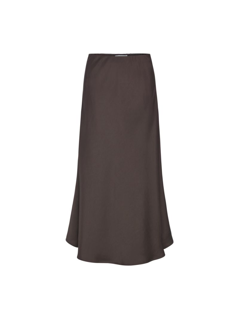 SRAbia Midi Skirt Brun