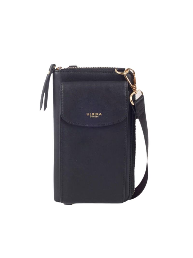 Mobil väska Svart med guld