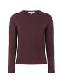 SRMaria O-neck rolledge knit vinyard
