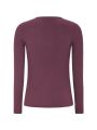 SRFenja O-neck Top Vinröd