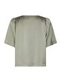 Largo Heavy Sateen Blouse Smoke Green