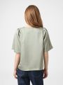 Largo Heavy Sateen Blouse Smoke Green