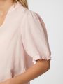 Odesa Linen Blouse Rose Smoke