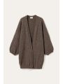 N-MARICELA KNIT CARDIGAN timber Brown Melange