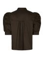 Roella Poplin Blouse Chocolate