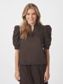 Roella Poplin Blouse Chocolate
