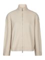 Asley Zip Knit Cardigan Ivory