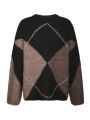 Inga Check Fluff Knit Blouse
