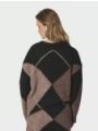 Inga Check Fluff Knit