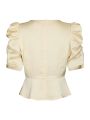 Benua Heavy Sateen Blouse Light Yellow