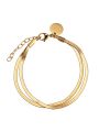 Angeline layer bracelet, gold