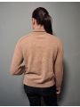 Pull Col Camel Chine