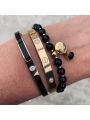 Beverly Bracelet Black/Gold