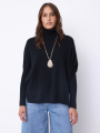 Pull Poncho Svart