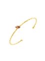 Como mini bangle brown gold Guld