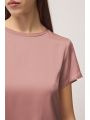 Viscose satin T-shirt