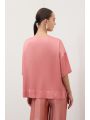 Viscose Satin Blus Rosa