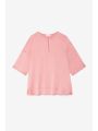 Viscose Satin Blus Rosa