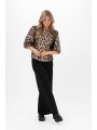 GWYNETH BLOUSE ANTIQUE GOLD/BLACK