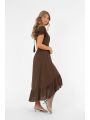 Jane Dress Coffee Brown