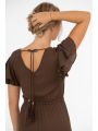 Jane Dress Coffee Brown