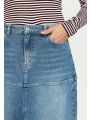 SRWilla Midi Skirt Denim True Blue