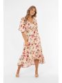 Aveline Dress Creme/Rose