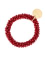Candy Bracelet Wine Red Röd
