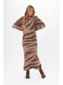 Eleanor Sweater Deep Brown/Taupe