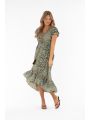 Hollis Dress Azur/Coffee/Gold