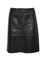 CUberta Leather Skirt