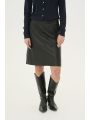 CUberta Leather Skirt