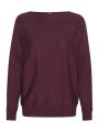 CUannemarie Batwing Jumper Vinröd